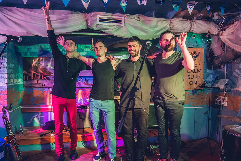 IMIRA band at the end of the concert